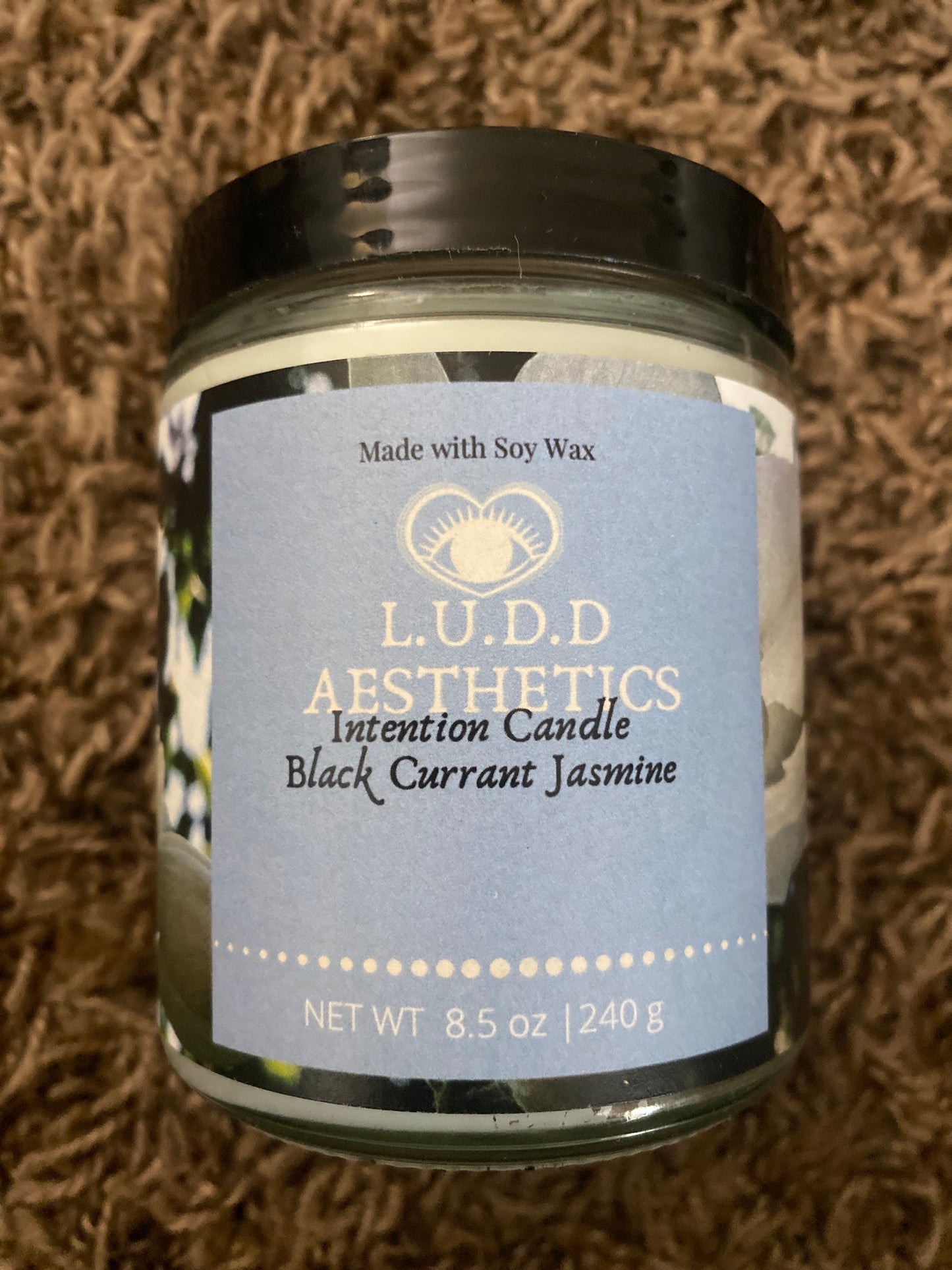 Black Currant Jasmine Intention Candle 7oz